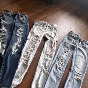 American Eagle Outfitters Light Blue Denim Jeans